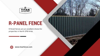 R Panel Fence Services in Dallas Fort Worth