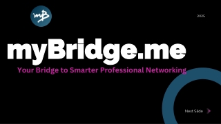 myBridge.me-Your Bridge to Smarter Professional Networking