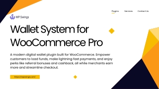Wallet System for WooCommerce Pro | WP Swings