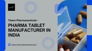 Advantages of Partnering with WHO-GMP Certified Pharma Tablet Manufacturers in I