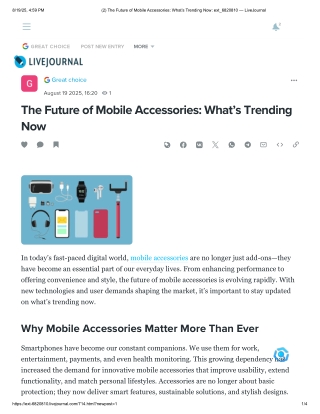 The Future of Mobile Accessories_ What’s Trending Now