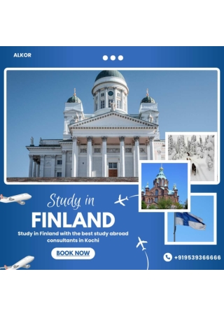 Study in Finland with the best study abroad consultants in Kochi