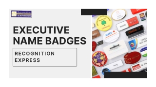 Executive Name Badges – Recognition Express