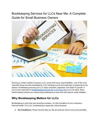 Bookkeeping Services for LLCs Near Me_ A Complete Guide for Small Business Owners