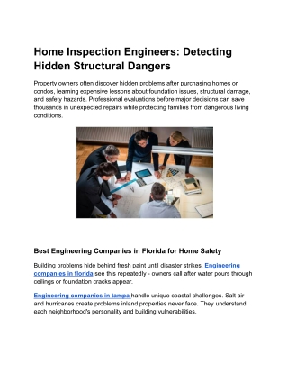 Home Inspection