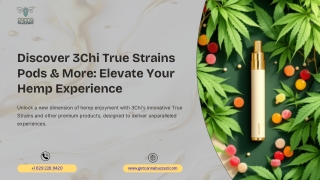 Discover 3Chi True Strains Pods & More Elevate Your Hemp Experience