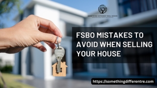 FSBO Mistakes to Avoid When Selling Your House