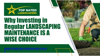 Why Investing in Regular Landscaping Maintenance Is a Wise Choice