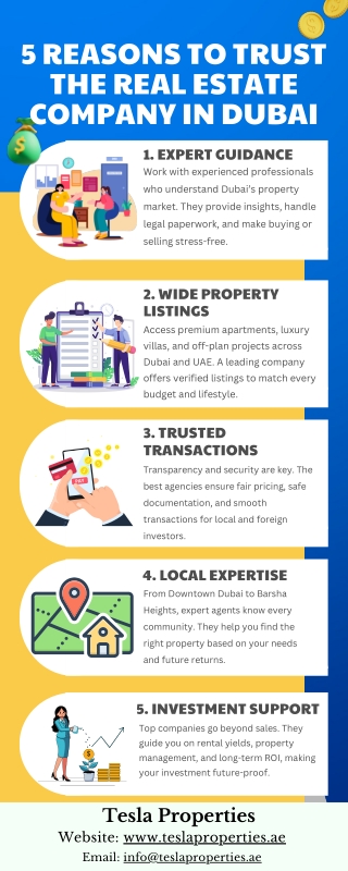 5 Reasons to Trust the Real Estate Company in Dubai
