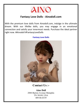 Fantasy Love Dolls - Ainodoll.com
