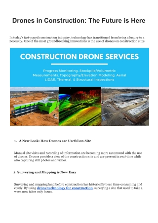Drones in Construction_ The Future is Here