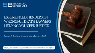 Experienced Henderson Wrongful Death Lawyers Helping You Seek Justice