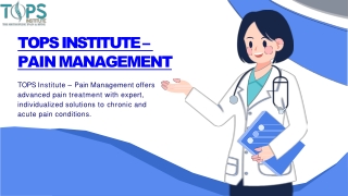 TOPS Institute – Pain Management (4)
