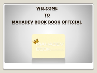 Get Your MAHADEVBOOK ID Instantly | Join Mahadev Book Today