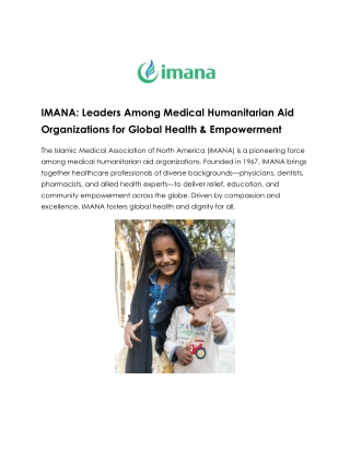 Transforming Lives Through Global Medical Humanitarian Aid and Service