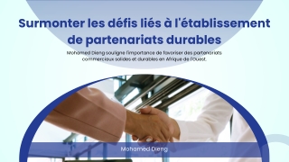Commerce transfrontalier et stratégies de collaboration | Mohamed Dieng