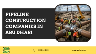 pipeline construction companies in abu dhabi PDF