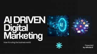 AI Driven Digital Marketing Presentation