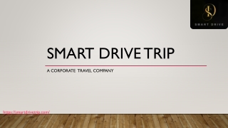 Smart Drive trip - One of the best corporate travel companies in Dubai