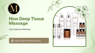 How Deep Tissue Massage Can Improve Wellness