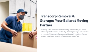 Expert Removalist in Ballarat for Home and Office Moves