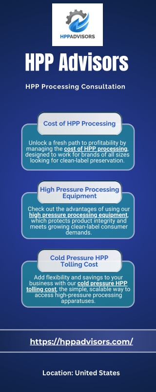Cost of HPP Processing