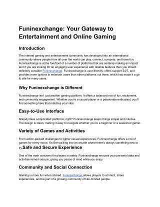 Funinexchange