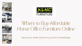 Where to Buy Affordable Home Office Furniture Online