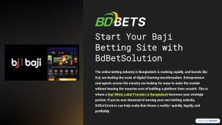 Baji Betting Website Provider in Bangladesh