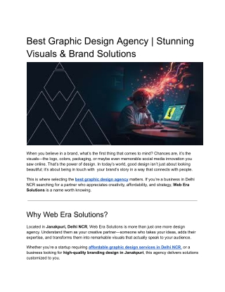 Best Graphic Design Agency _ Stunning Visuals & Brand Solutions