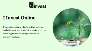 Dive into the Future with Technology News - I Invest Online