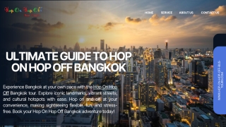 Ultimate Guide to Hop On Hop Off Bangkok