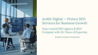 Arobit Digital – Top SEO Agency & Best SEO Company for Proven SEO Services