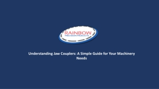 Understanding Jaw Couplers: A Simple Guide for Your Machinery Needs