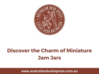 Discover the Charm of Miniature Jam Jars