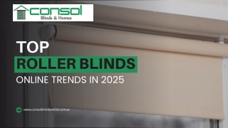 Top Roller Blinds Online Trends in 2025