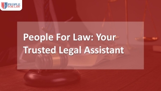 People For Law: Your Trusted Legal Assistant