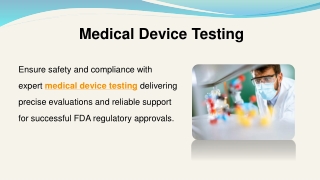 Medical Device Testing