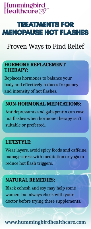 Comfort & Care for Menopause Hot Flashes | Hummingbird Healthcare