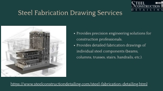 Steel Fabrication Drawing Services