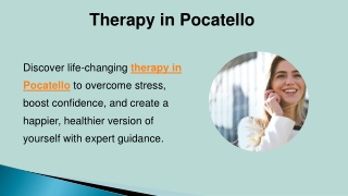 Therapy in Pocatello