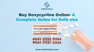 Buy Doxycycline Online A Complete Guide for Safe Use