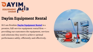 Telescopic Boom Lift Rental: Reach High Places Safely