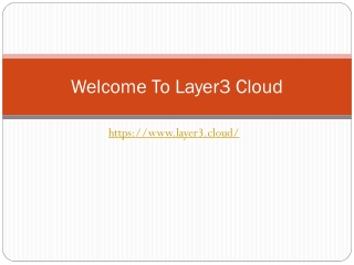 Hosted Cloud in Nigeria By Layer3 Cloud