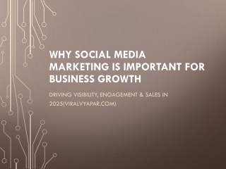 Why Social Media Marketing is Important for Business Growth_
