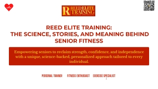 The Science, Stories, And Meaning Behind Senior Fitness - Reed Elite Training