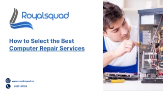 How to Select the Best Computer Repair   Services