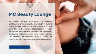 The Premier Best Salon in Dubai