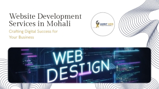 Professional Website Development Services in Mohali