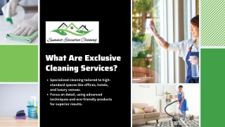 Top Benefits of Exclusive Cleaning Services for Businesses and Homes